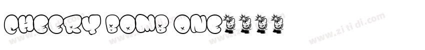 cheery bomb one字体转换